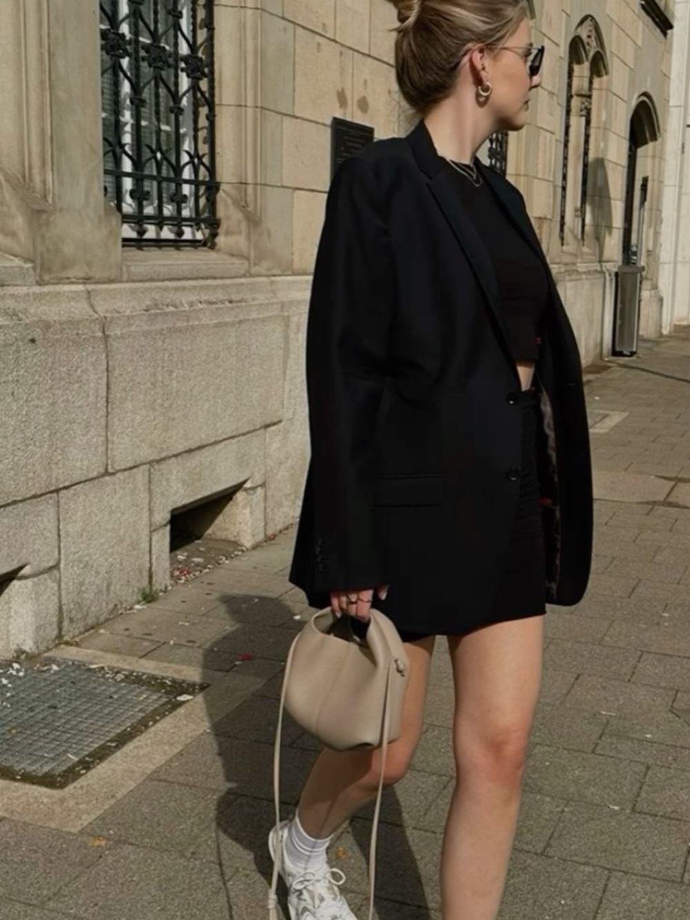 Polene Beri bag taupe